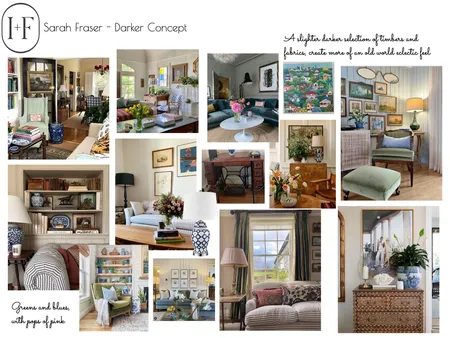 Sarah Fraser - Darker concept Interior Design Mood Board by Ivy + Finch Design on Style Sourcebook