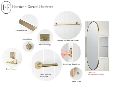 Harriden - hardware Interior Design Mood Board by Ivy + Finch Design on Style Sourcebook