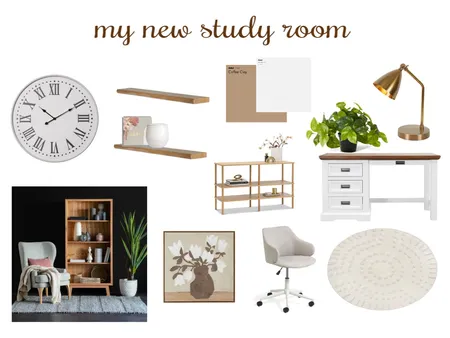my new study room Interior Design Mood Board by Sofij14 on Style Sourcebook