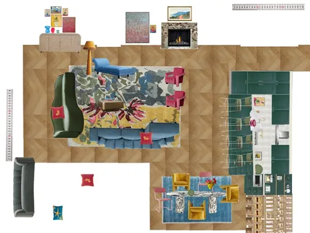 Great Room Space Planning Scale Interior Design Mood Board by dl2407 on Style Sourcebook