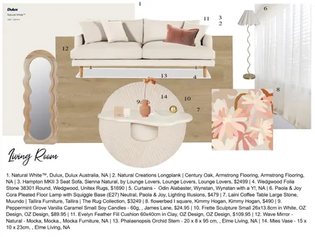 Living room Interior Design Mood Board by tiagiardina on Style Sourcebook