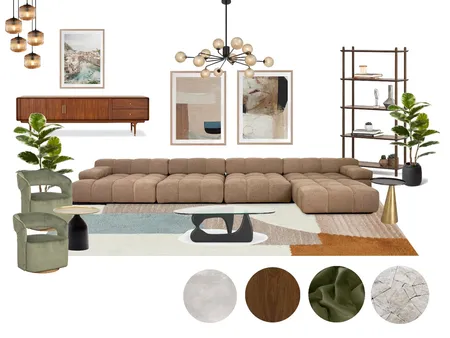 Mid Century Modern Interior Design Mood Board by carogutierrezi on Style Sourcebook