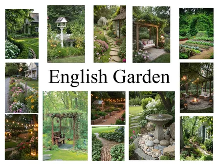 English Garden Interior Design Mood Board by LEAHRT on Style Sourcebook