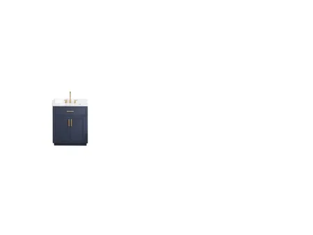 Powder Room Navy Vanity Interior Design Mood Board by mplaracy@gmail.com on Style Sourcebook