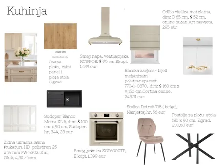 Jasminka kuhinja Interior Design Mood Board by acikovic on Style Sourcebook