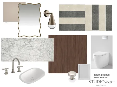 POWDER & WC Interior Design Mood Board by Studio es Design and Co. on Style Sourcebook