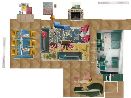 Great Room Space Planning Scale Interior Design Mood Board by dl2407 on Style Sourcebook