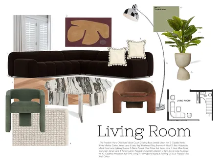 Living Room Sample Board Interior Design Mood Board by Faith Christine on Style Sourcebook