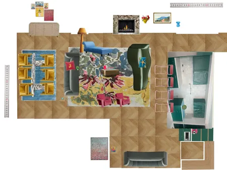 Great Room Space Planning Scale Interior Design Mood Board by dl2407 on Style Sourcebook