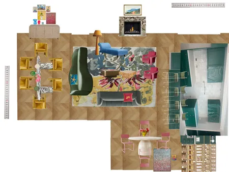 Great Room Space Planning Scale Interior Design Mood Board by dl2407 on Style Sourcebook