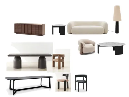 AMAYA PUBLIC AREA - Lounge & Dining Interior Design Mood Board by Bronwynblue on Style Sourcebook