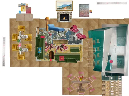 Great Room Space Planning Scale Interior Design Mood Board by dl2407 on Style Sourcebook