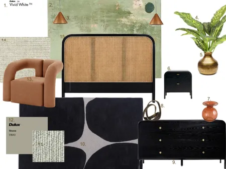 Module 11 - Bedroom Interior Design Mood Board by laradehaan on Style Sourcebook