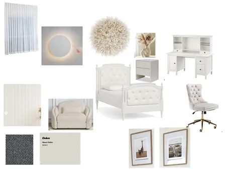 Nina Bedroom Interior Design Mood Board by alexk.gc24