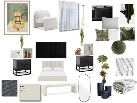 Guest Bedroom Green Interior Design Mood Board by alexk.gc24 on Style Sourcebook