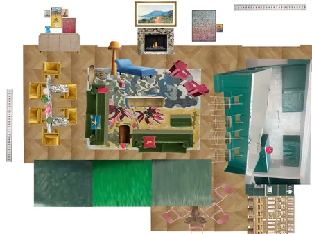 Great Room Space Planning Scale Interior Design Mood Board by dl2407 on Style Sourcebook