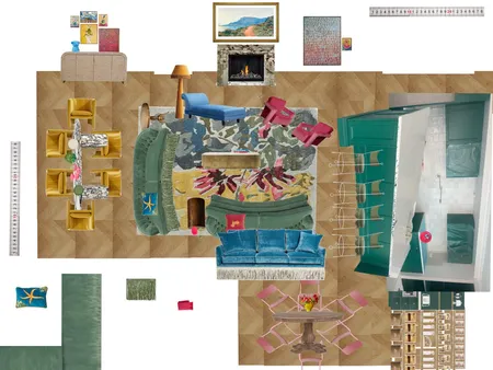 Great Room Space Planning Scale Interior Design Mood Board by dl2407 on Style Sourcebook