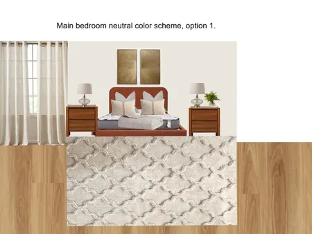 Lindies' Bedroom option 1 Interior Design Mood Board by Asma Murekatete on Style Sourcebook