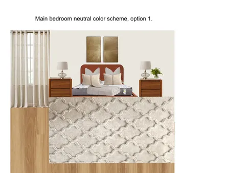 Lindies' Bedroom option 1 Interior Design Mood Board by Asma Murekatete on Style Sourcebook
