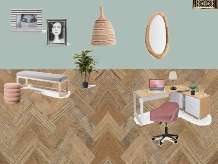 חדר עבודה ורביצה Interior Design Mood Board by Dandush on Style Sourcebook