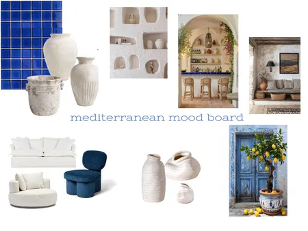 Mediterranean mood board Interior Design Mood Board by chloe cathcart on Style Sourcebook