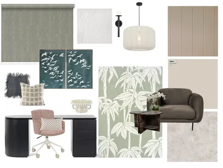 Japandi Interior Study Space Interior Design Mood Board by In Order by Olivia on Style Sourcebook
