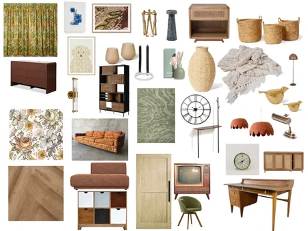 Mood Board for 1960s Interior Design Mood Board by Chai on Style Sourcebook