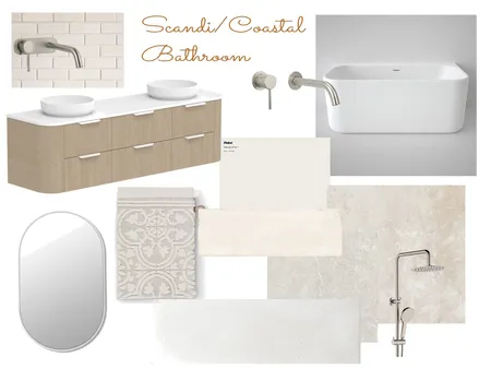 Scandi/Coastal Bathroom Interior Design Mood Board by Snaz-Designs on Style Sourcebook