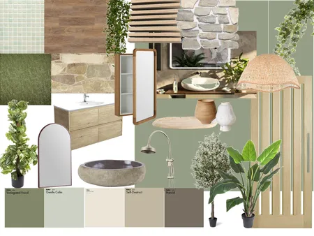 biophilic bathroom Interior Design Mood Board by abigailfintan on Style Sourcebook