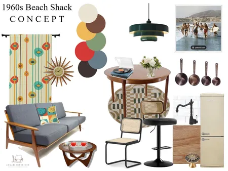 1960s - Concept board 2 Interior Design Mood Board by ReeA on Style Sourcebook