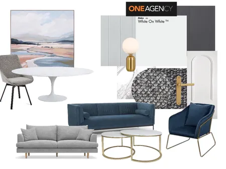 One Agency New Beginnings Interior Design Mood Board by Beau Monde Property Styling on Style Sourcebook