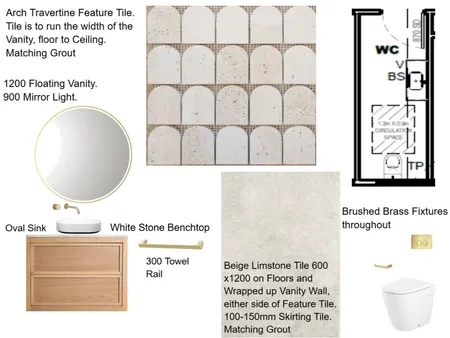 Reid Monty WC Interior Design Mood Board by staged design on Style Sourcebook