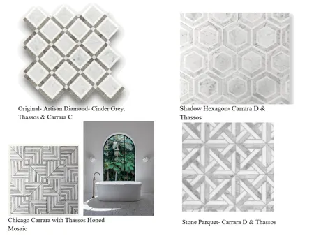 Carrara Mosaic Interior Design Mood Board by Kirsten_Carnahan on Style Sourcebook