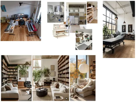 Tattoo/Art/Instrument/Library/Depop Room Interior Design Mood Board by childishgohmbino on Style Sourcebook