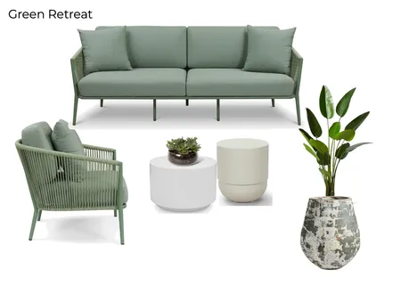 Green Retreat Interior Design Mood Board by NookNest Pty Ltd on Style Sourcebook
