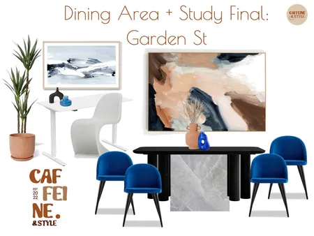 Dining Room/Study Area - Garden St (FINAL) Interior Design Mood Board by Caffeine and Style Interiors - Shakira on Style Sourcebook