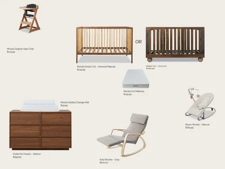Nursery Interior Design Mood Board by ASHLIKOLEGE on Style Sourcebook
