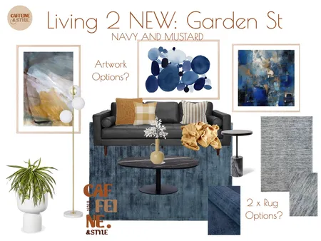 Living Area 2 - Garden St (v3) Interior Design Mood Board by Caffeine and Style Interiors - Shakira on Style Sourcebook