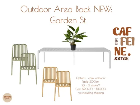 Outdoor Area Back - Garden St (V3) Interior Design Mood Board by Caffeine and Style Interiors - Shakira on Style Sourcebook