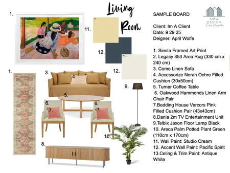 Sample Board Interior Design Mood Board by FCS on Style Sourcebook