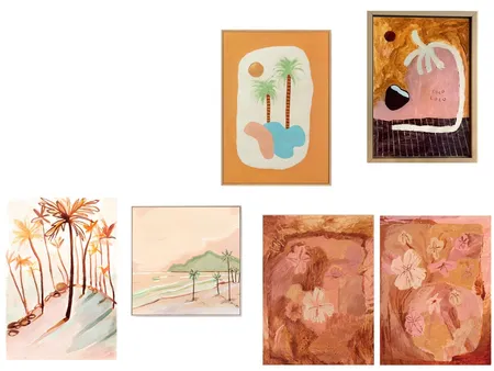 Prints Interior Design Mood Board by marcelle on Style Sourcebook