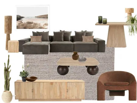 Mink and Rust Interior Design Mood Board by alanajuers on Style Sourcebook