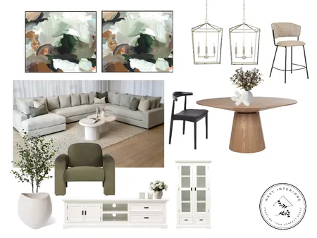 Charlene - V3 Living/Dining Interior Design Mood Board by Nest Interiors on Style Sourcebook