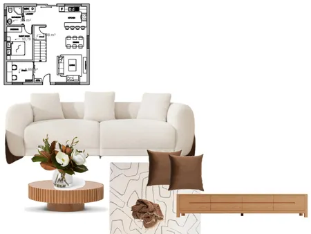 Sample Board / Living Room Interior Design Mood Board by fidele on Style Sourcebook