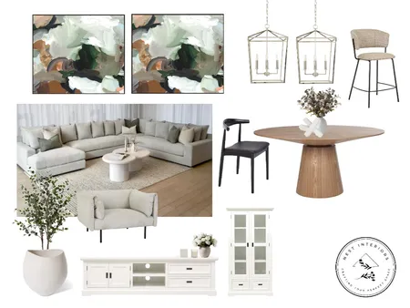 Charlene - V3 Living/Dining Interior Design Mood Board by Nest Interiors on Style Sourcebook