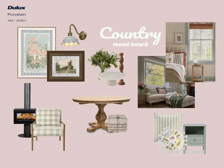 country Interior Design Mood Board by siennacook on Style Sourcebook
