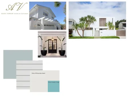 Australian Coastal Front elevation Interior Design Mood Board by Adua on Style Sourcebook