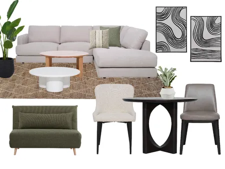 Living and Dining Interior Design Mood Board by Oz Design Furniture