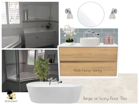 Collets Main bathroom Interior Design Mood Board by De Novo Concepts on Style Sourcebook