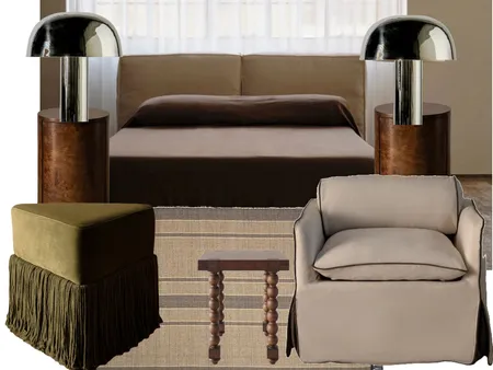 David Bedroom Interior Design Mood Board by Estudio Nómada on Style Sourcebook